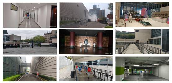 邀请专业公司对展厅等全馆范围内的房屋、建筑物地面、园林绿化、下水道、室外道路等区域喷洒次氯酸水消毒液进行消毒杀菌工作