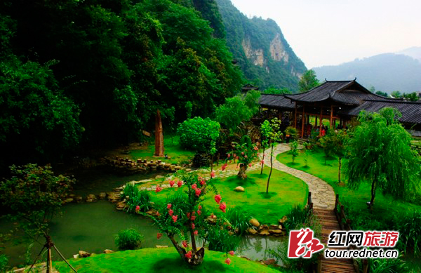 生态的武陵源黄龙洞景区