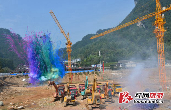全国景区最大地下停车场开建武陵源。