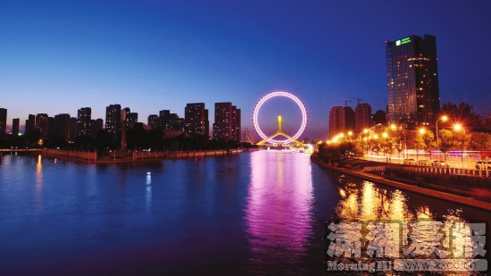 天津夜景。